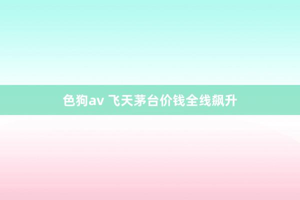 色狗av 飞天茅台价钱全线飙升