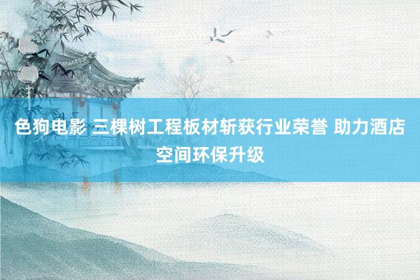 色狗电影 三棵树工程板材斩获行业荣誉 助力酒店空间环保升级