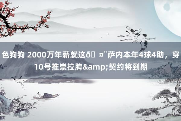 色狗狗 2000万年薪就这🤨萨内本年4球4助，穿10号推崇拉胯&契约将到期