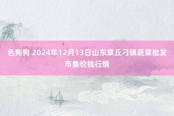 色狗狗 2024年12月13日山东章丘刁镇蔬菜批发市集价钱行情