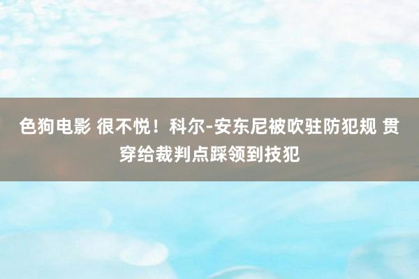 色狗电影 很不悦！科尔-安东尼被吹驻防犯规 贯穿给裁判点踩领到技犯