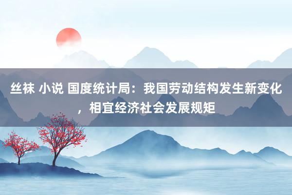 丝袜 小说 国度统计局：我国劳动结构发生新变化，相宜经济社会发展规矩