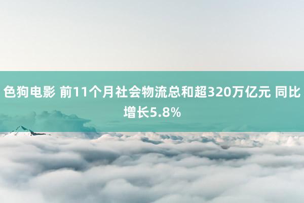 色狗电影 前11个月社会物流总和超320万亿元 同比增长5.8%