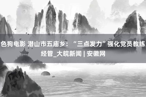 色狗电影 潜山市五庙乡：“三点发力”强化党员教练经管_大皖新闻 | 安徽网