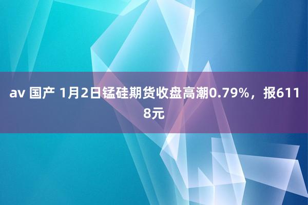av 国产 1月2日锰硅期货收盘高潮0.79%，报6118元