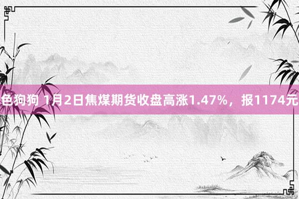 色狗狗 1月2日焦煤期货收盘高涨1.47%，报1174元