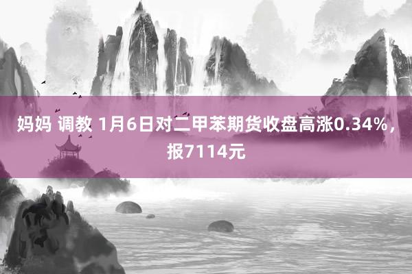 妈妈 调教 1月6日对二甲苯期货收盘高涨0.34%，报7114元