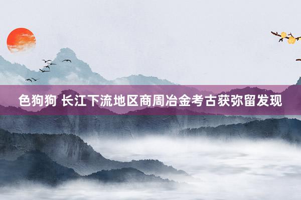 色狗狗 长江下流地区商周冶金考古获弥留发现