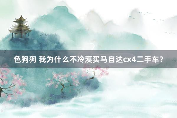 色狗狗 我为什么不冷漠买马自达cx4二手车？