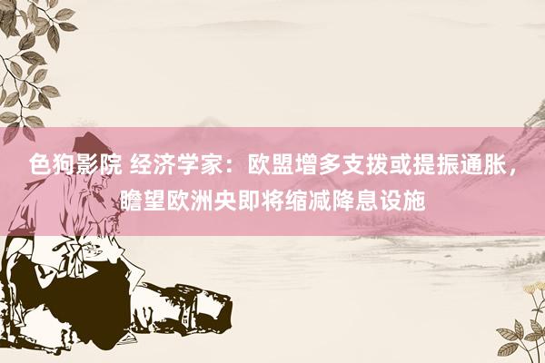 色狗影院 经济学家：欧盟增多支拨或提振通胀，瞻望欧洲央即将缩减降息设施