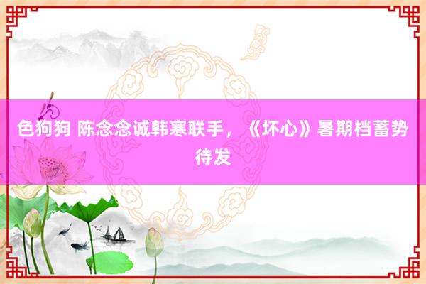 色狗狗 陈念念诚韩寒联手，《坏心》暑期档蓄势待发
